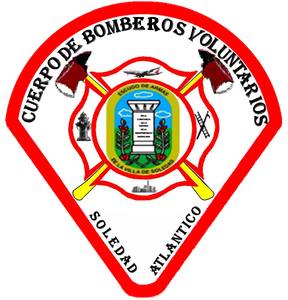 Escudo del Cuerpo De Bomberos Voluntarios De Soledad, Atlántico